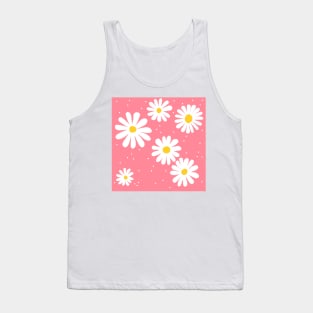 Pink Daisys Tank Top